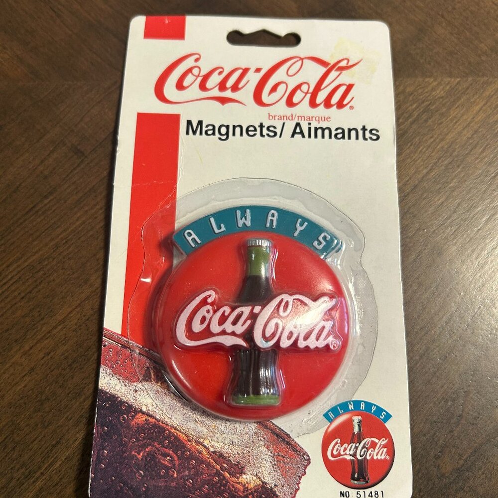 Vintage Coca Cola fridge magnet